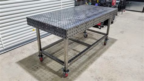 metal fabrication table design|fixture tables for welding shop.